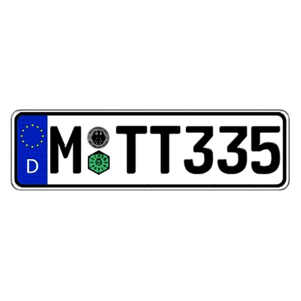  Eurosport Daytona® - Germany, Munich Custom Authentic EEC Europlate™ License Plate