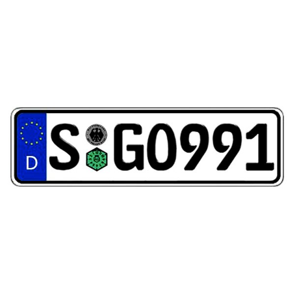  Eurosport Daytona® - Germany, Stutttgart Custom Authentic EEC Europlate™ License Plate
