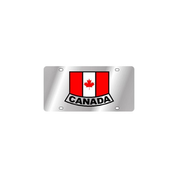 Eurosport Daytona® - International Flag License Plate with Canada Emblem Logo
