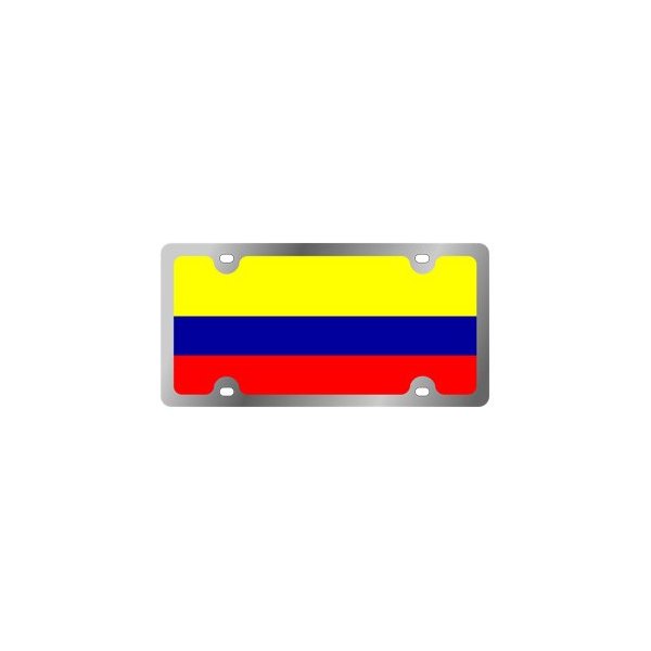 Eurosport Daytona® - International Flag License Plate with Colombia Logo