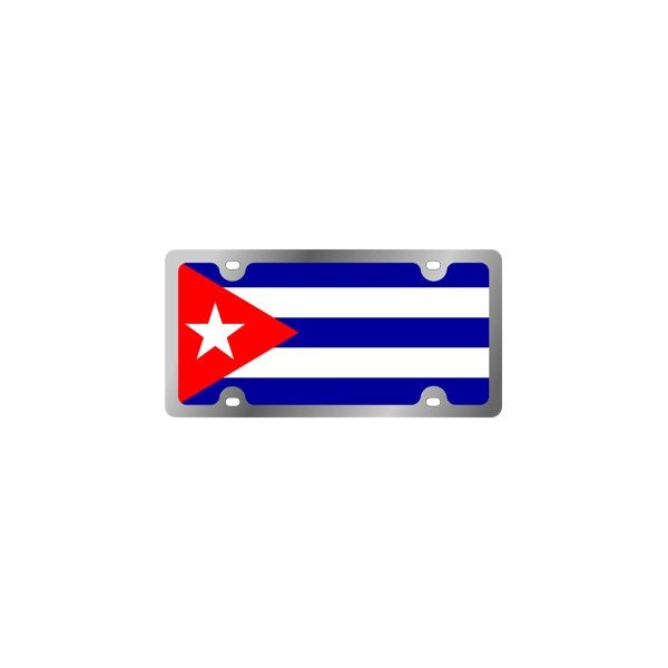 Eurosport Daytona® - International Flag License Plate with Cuba Logo