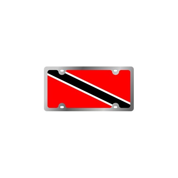 Eurosport Daytona® - International Flag License Plate with Trinidad Logo