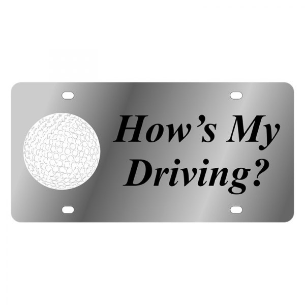 Eurosport Daytona® - LSN License Plate with How's My Driving Logo