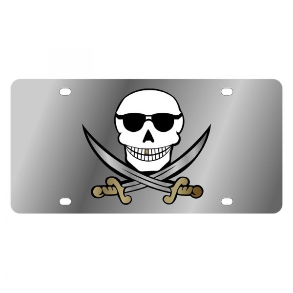 Eurosport Daytona® - LSN License Plate with Skull & Swords Logo