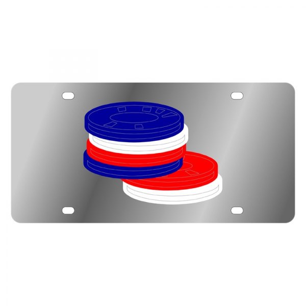 Eurosport Daytona® - LSN License Plate with Poker Chips Logo