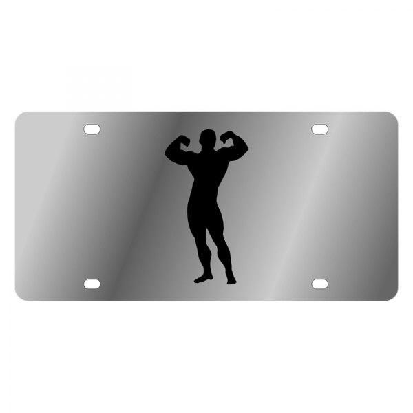 Eurosport Daytona® - LSN License Plate with Muscle Man Logo
