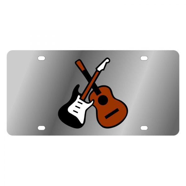Eurosport Daytona® - LSN License Plate with Electric & Acoustic Guitars Logo