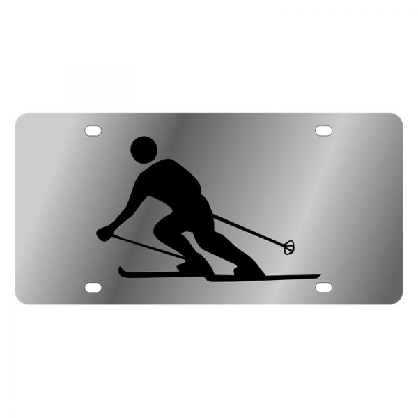 Eurosport Daytona® - LSN License Plate with Style 2 Skier Logo