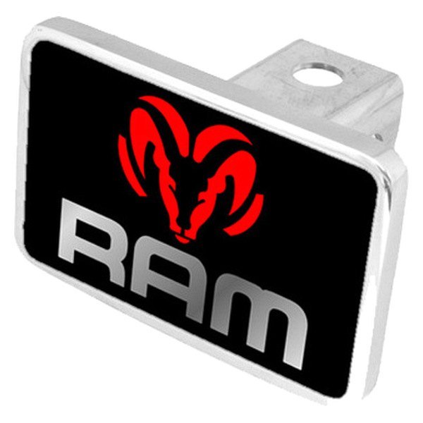 Eurosport Daytona® 8451XL1 MOPAR Black Premium Hitch Cover with