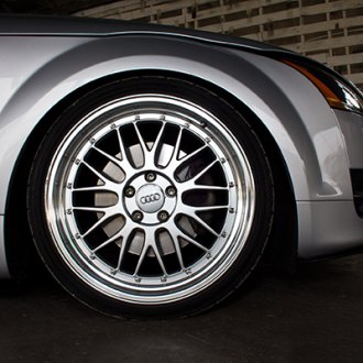 EUROTEK® - UO03 Hyper Black with Machined Lip on Audi TT