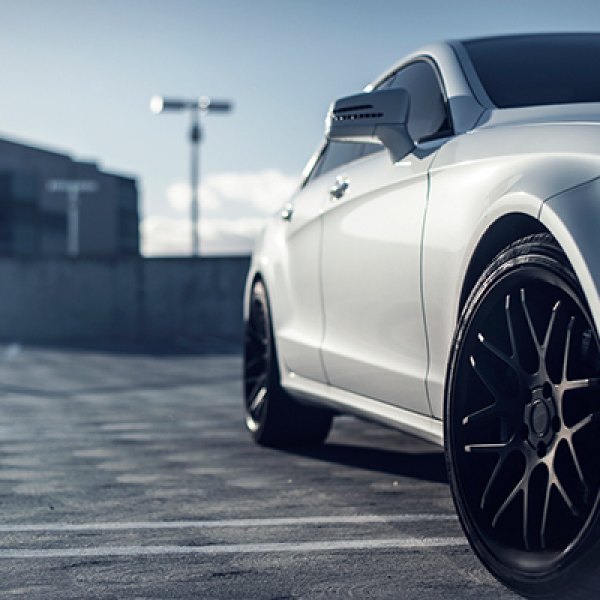 EUROTEK® - UO06 Matte Black on Mercedes CLS550