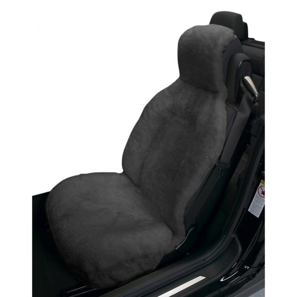  Eurow® - Sideless Gray Sheepskin Seat Cover