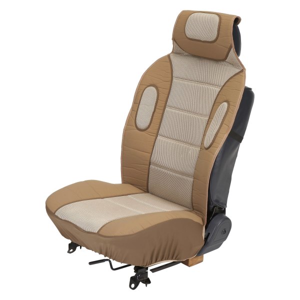  Eurow® - Sideless Sport Tan Seat Covers