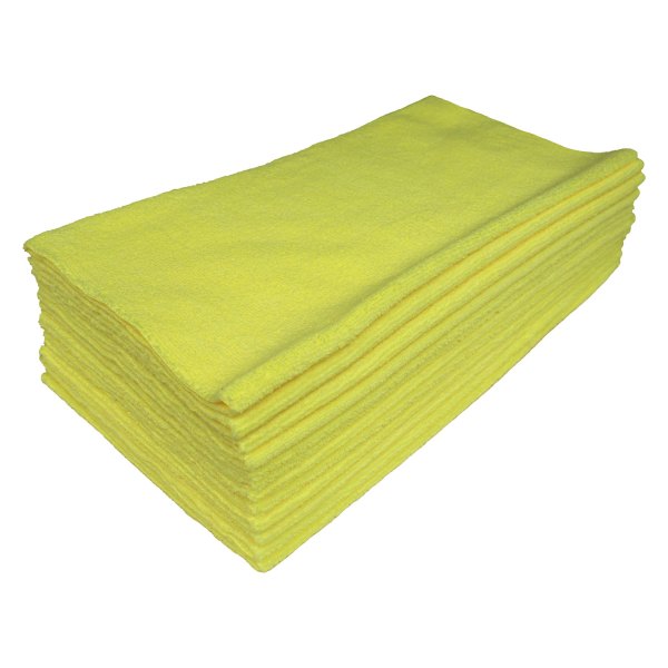 Eurow® - Detailer's Preference™ 350 gsm 16" x 16" Yellow Premium Vending Microfiber Towel