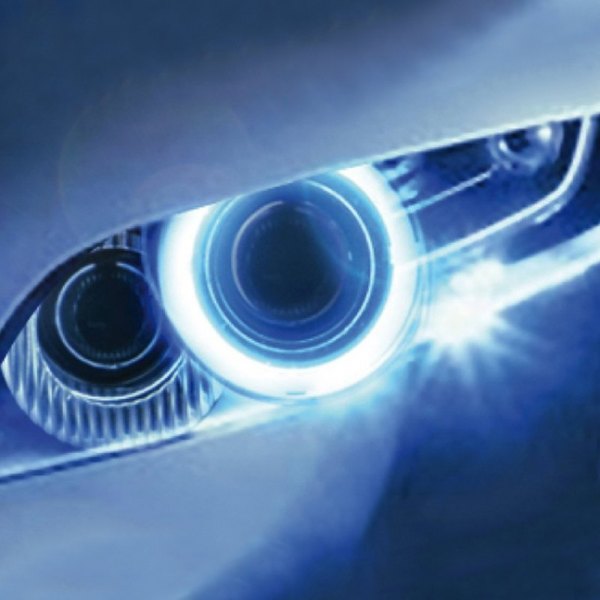 EVO Lighting® - 4.75" CCFL Neon Blue Halo Kit for Headlights