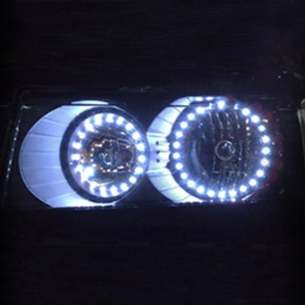 EVO Lighting® - 4.72" Blue LED Halo Kit for Headlights