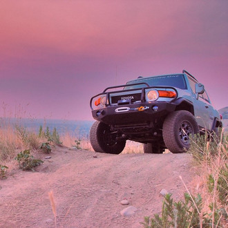 Expedition One® - Trail Series Bull Bar Style Full Width Front HD Winch Bumper with Grille Guard
