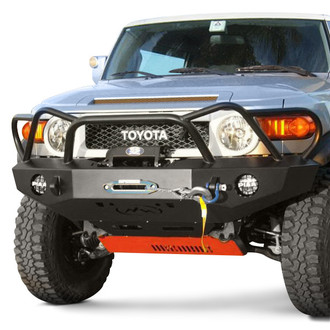 Expedition One® - Trail Series WyoOtto Style Full Width Front HD Winch Bumper with Grille Guard