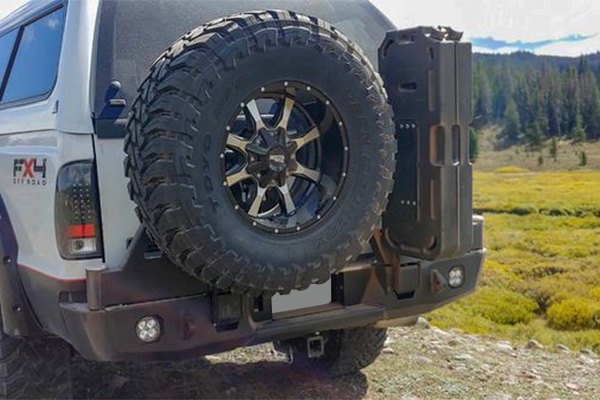 Expedition One® - Full Width Rear HD Black Powder Coated Bumper