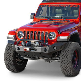 Expedition One® - Trail Series 2 Full Width Raw Front Winch HD Bumper