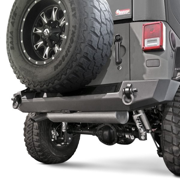 Expedition One® - Core Series Mid Width Rear HD Black Powder Coated Bumper 