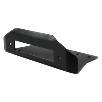 Expedition One® - Mule™ Black Powder Coated Front Bumper Winch Mount Bracket