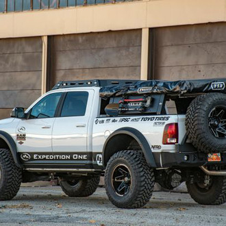 Expedition One® - RangeMax Full Width Rear HD Bumper with Dual Tire Carrier System