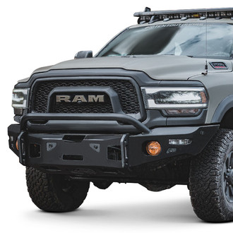 Expedition One® - RangeMax Ultra Full Width Front Winch HD Bumper with Brush Guard