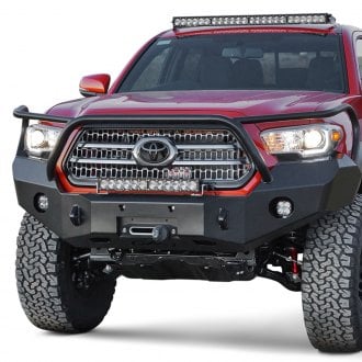 2017 Toyota Tacoma Custom 4x4 Off-Road Steel Bumpers – CARiD.com