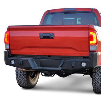 Expedition One® - RangeMax Full Width Black Powder Coated Rear HD Bumper
