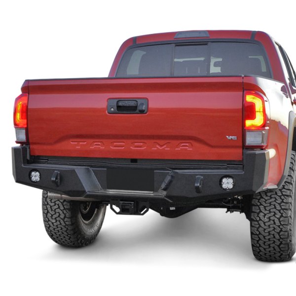 Expedition One® - Full Width Rear HD Black Powder Coated Bumper 