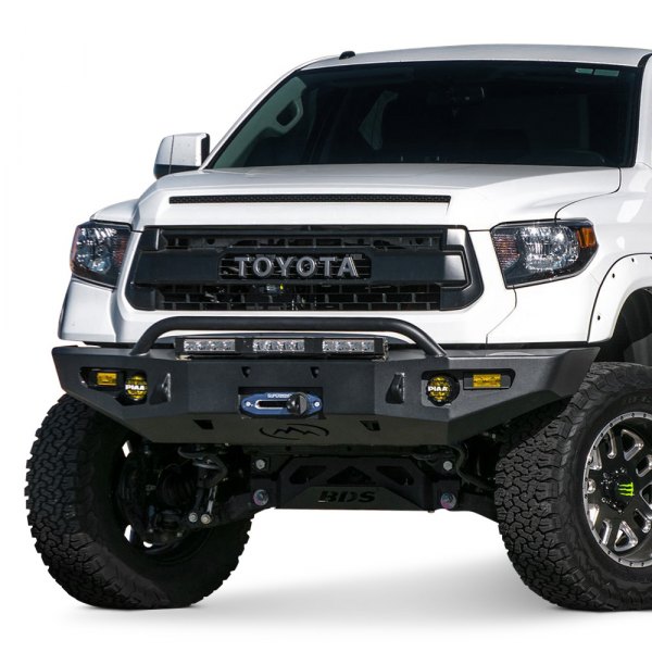 Expedition One® - Storm Trooper Full Width Front HD Black Powder Coated Bumper 