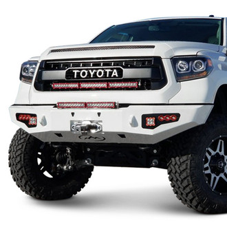 Expedition One® - Storm Trooper Full Width Black Powder Coated Front Winch HD Bumper