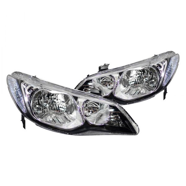 Extreme Dimensions® - Type R Style Chrome Euro Headlights