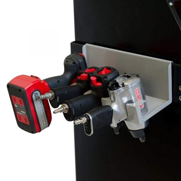 Extreme Tools® - Silver Adjustable Hanging Power Tool Rack