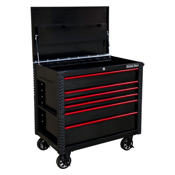 Extreme Tools® - EX Professional™ Black Rolling Tool Cabinet (41.75" W x 25.75" D x 43" H)