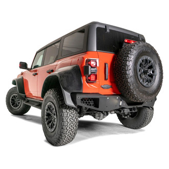 Fab Fours® - Vengeance Full Width Black Powder Coated Rear HD Bumper