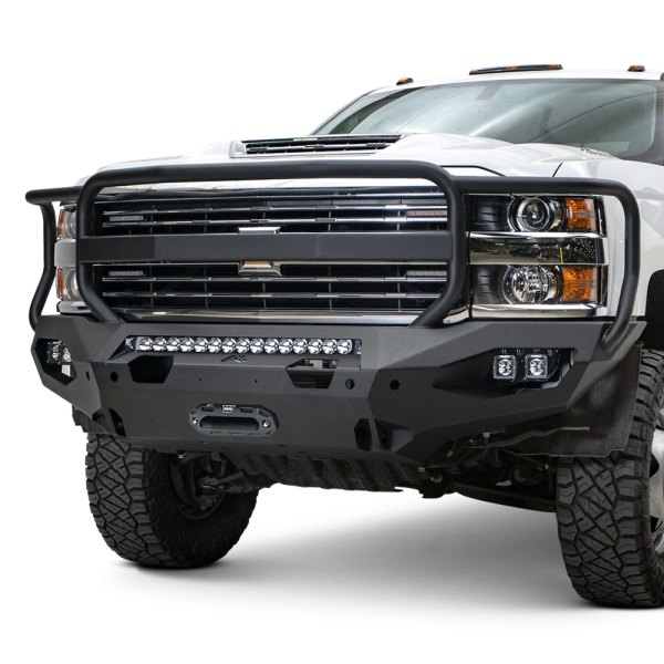 Fab Fours® - Chevy Silverado 2500 HD 2015 Matrix Full Width Front Winch ...