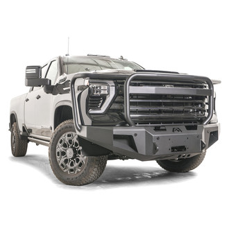 Fab Fours® - Premium Full Width Front HD Winch Bumper with Brush Guard