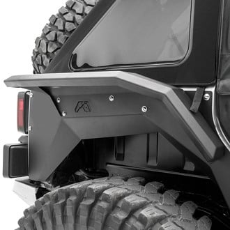 Fab Fours® - Black Rear Fender Flares