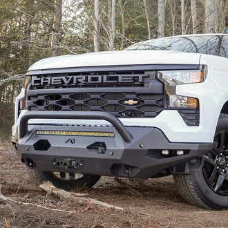 Fab Fours® - Matrix Full Width Front Winch HD Bumper with Pre-Runner Guard