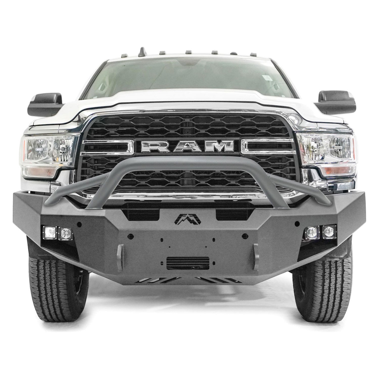 Fab Fours® - Ram 2500 2019 Premium Full Width Front Winch HD Bumper ...