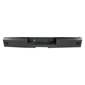 Fab Fours® - Red Steel Full Width Rear HD Bumper