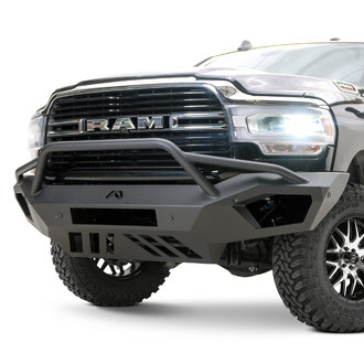 Fab Fours® - Vengeance Full Width Front HD Bumper with Pre-Runner Guard
