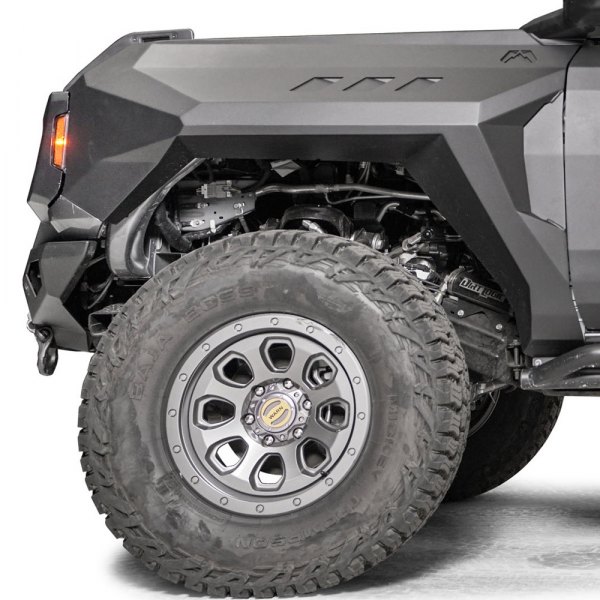Fab Fours® - Bare Steel Front Fender Flares