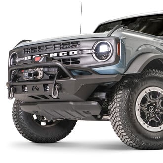 Fab Fours® - MId Width Front HD Winch Bumper with Pre-Runner Guard