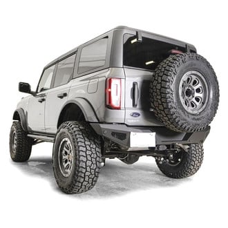 Fab Fours® - Black Powder Coated Tire Carrier Relocation Bracket