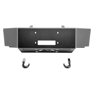 Fab Fours® - Large Frame Black Powder Coat Winch Mount w/o Hoop