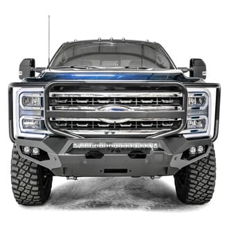 Fab Fours® - Matrix Full Width Front Winch HD Bumper with Grille Guard