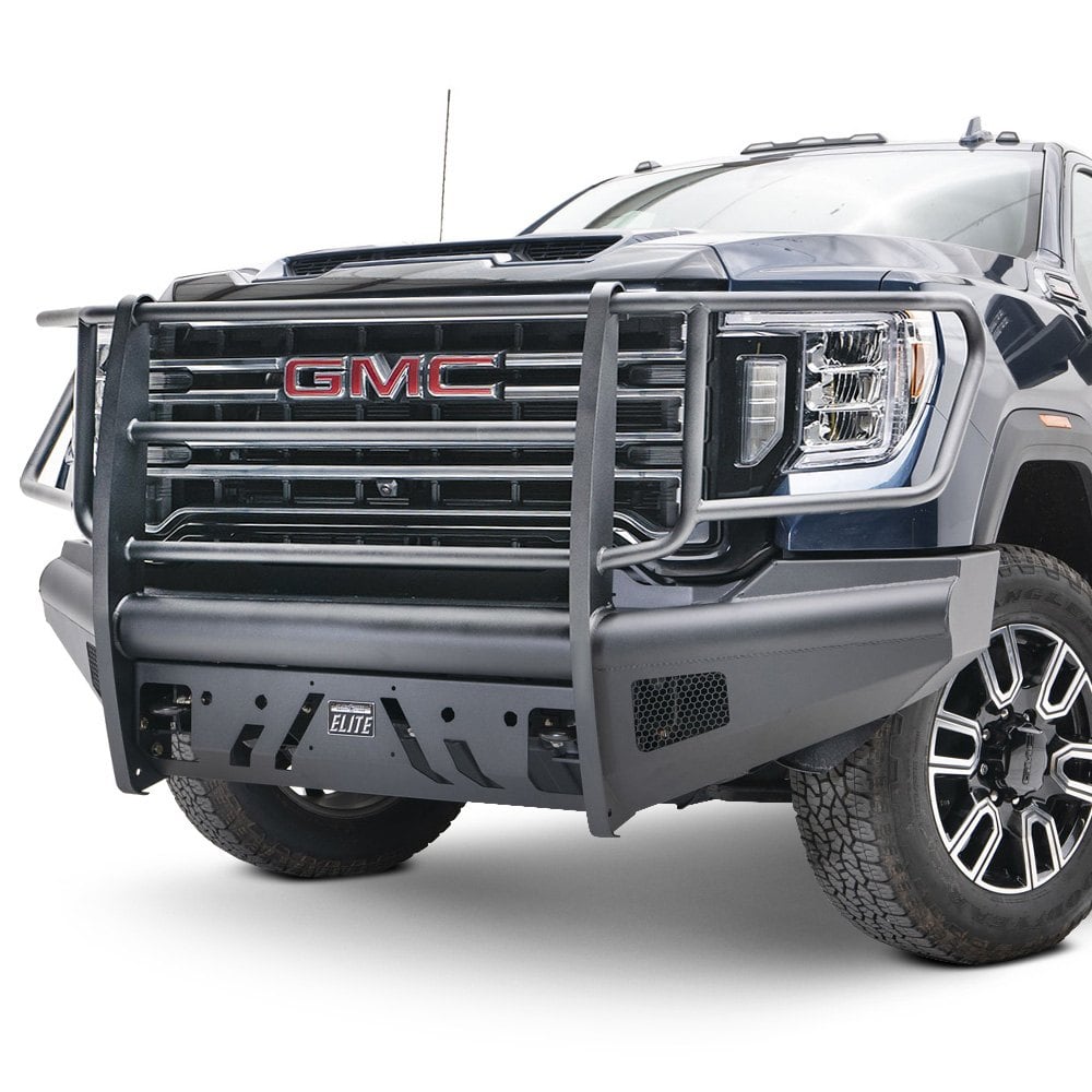 Fab Fours® - GMC Sierra 2500 HD / 3500 HD 2020 Black Steel Elite Full ...